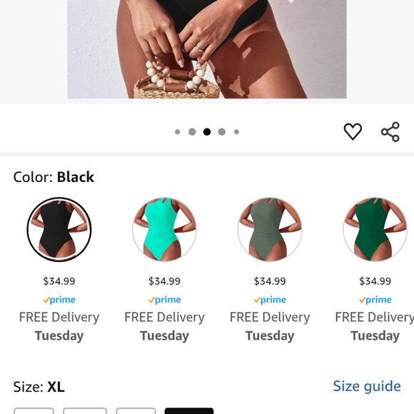 BEILON BLACK SWIMSUIT - Picture 6 of 6